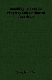 image of Bundling - Its Origin Progress And Decline In American