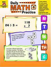 Daily Math Practice, Grade 4 de Evan-Moor Educational Publishers - 2014-01-01