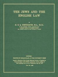 The Jews And the English Law