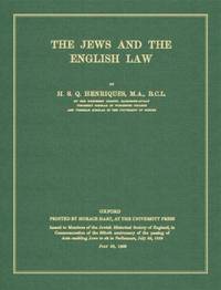 The Jews and The English Law