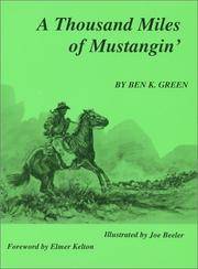 cover of A Thousand Miles of Mustangin