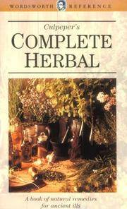 image of Culpeper's Complete Herbal (Wordsworth Reference)