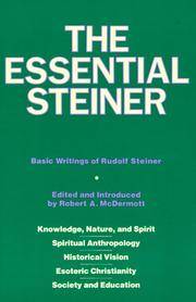 image of Essential Steiner: Basic Writings of Rudolf Steiner