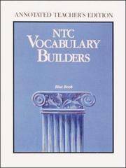 NTC Vocabulary Builders- Blue Book- Annotated Teacher's Edition