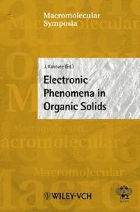 Electronic phenomena in organic solids : Prague, Czech Republic, July 14 - 18, 2002. [9th...