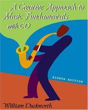 cover of A Creative Approach to Music Fundamentals (with CD-ROM)