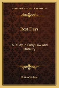 Rest Days (ISBN: 9781163285459)