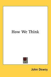 cover of How We Think