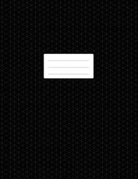Isometric Grid Notebook - 3D Graph Paper: Large Size 8.5x11 | 110 Pages | Soft Cover Book | For...