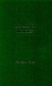 Art Of Memory (Selected Works, Vol 3)