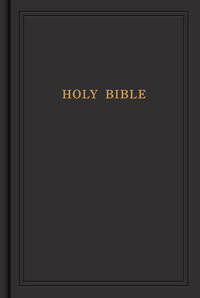 Holy Bible: King James Version, Pew Bible, Black, Red Lettering