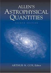 Allen's Astrophysical Quantities