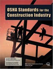 OSHA Standardars for the Construction Industry : As of January 2006 by CCH Editors - 2006