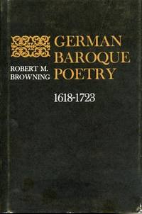 German Baroque Poetry 1618-1723