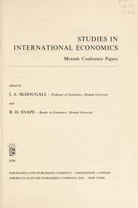 Studies in International Economics: Monash Conference Papers