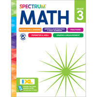 Spectrum 3rd Grade Math Workbook, Mathematics Activity Book for Kids Ages 8-9, Multiplication,...