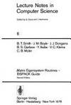 Matrix Eigensystem Routines-EISPACK Guide (Lecture Notes in Computer Science)