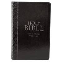 KJV Holy Bible, Standard Size, Faux Leather Red Letter Edition - Thumb Index & Ribbon Marker,...