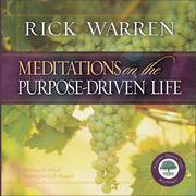 Meditations On the Purpose Driven Life