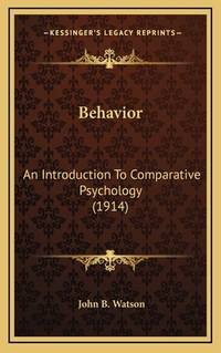 Behavior (ISBN: 9781164425465)