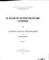 Le Palais Du Second Millenaire a Knossos II: Le Front Ouest Et Ses  Magasins Volumes 1 and 2