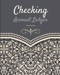 Checking account ledger - Large version: Checkbook log | Checkbook register notebook | Personal...
