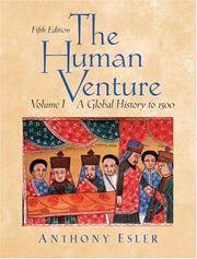 image of The Human Venture: A Global History, Volume 1 (to 1500) (5th Edition)