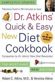 image of Dr. Atkins' Quick and Easy New Diet Cookbook : Companion to Dr. Atkins' New Diet Revolution