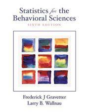 image of Statistics for the Behavioral Sciences (with InfoTrac)
