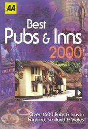 AA Best Pubs & Inns Guide 2000: Over 1600 Pubs and Inns in England, Scotland and Wales (AA...