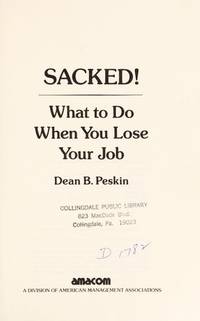 Dean B. Peskin,Dean B. Peskin (Binding Unknown, 1979)