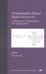 Programmable Digital Signal Processors:Architecture Programming & Applications