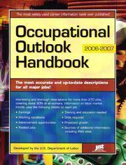 Occupational Outlook Handbook (Occupational Outlook Handbook (Jist Works))