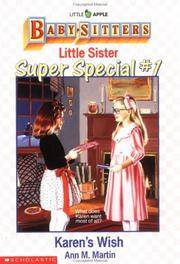 Karen's Wish (BABY-SITTERS LITTLE SISTER SUPER SPECIAL)