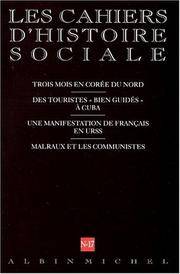 Les Cahiers d'Histoire Sociale, numéro 17