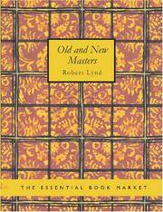 cover of Old and New Masters
