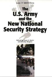 The U.S. Army and the New National Security Strategy: How Should the Army transform to meet the...