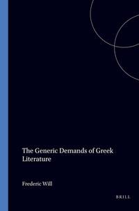 The Generic Demands of Greek Literature
