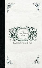 cover of The Leavenworth Case