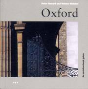 Oxford: An Architectural Guide