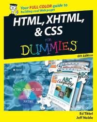 HTML, XHTML and CSS for Dummies
