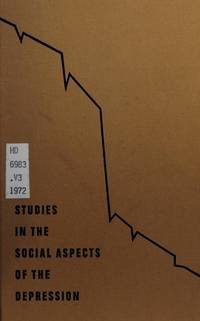 Research memorandum on social aspects of consumption in the depression,