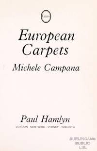 European Carpets (Cameo) de P. Michele Campana; Translator-Margaret Crosland - 1970-07-31