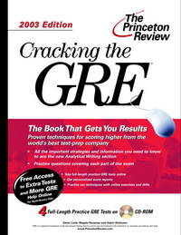 Cracking the Gre 2003: With Four Complete Practice Tests on Cd-Rom