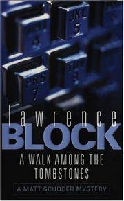 cover of A Walk Among the Tombstones