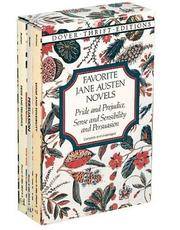 image of Favorite Jane Austen Novels: Pride and Prejudice, Sense and Sensibility and Persuasion (Dover Thrift Editions)