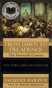 image of From Dawn to Decadence: The twentieth century