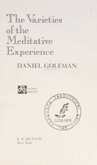 cover of Varieties of Meditative Experience