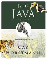 Big Java (ISBN: 9780470509487)