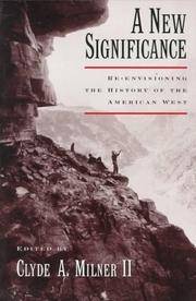 image of A New Significance: Re-Envisioning the History of the American West